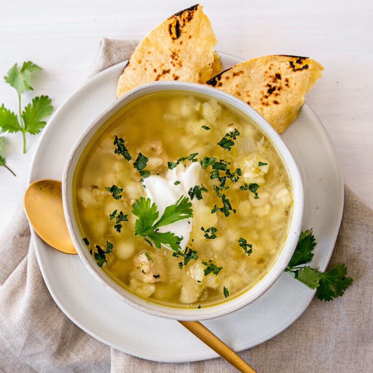 Picture of Souper Jenny corn & zucchini chowder